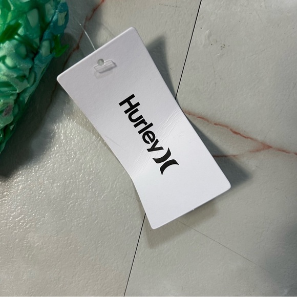 NWT Hurley Color Wash Cutout One Piece Swimsuit Size Small Blue Green Tie Dye - Picture 7 of 7